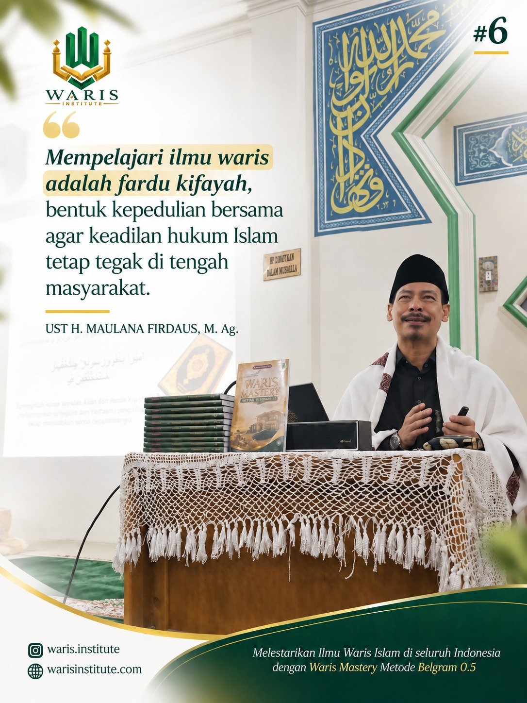 Pendalaman ilmu faraidh bersama jamaah